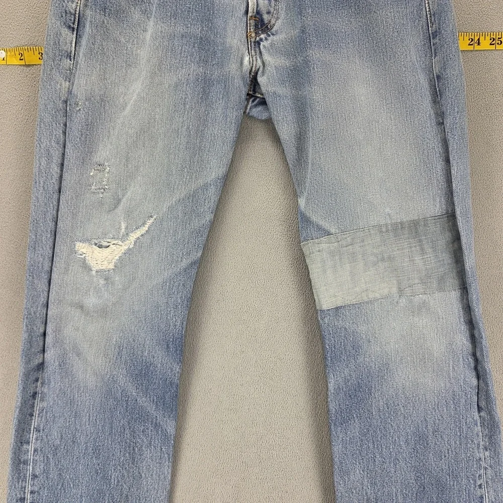 Vintage Levis 501 Jeans Mens Blue Straight Button Fly Y2K Mexico Fits 30x30